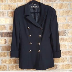 ESCADA wool coat jacket by Margaretha Ley Like NWOT barely worn